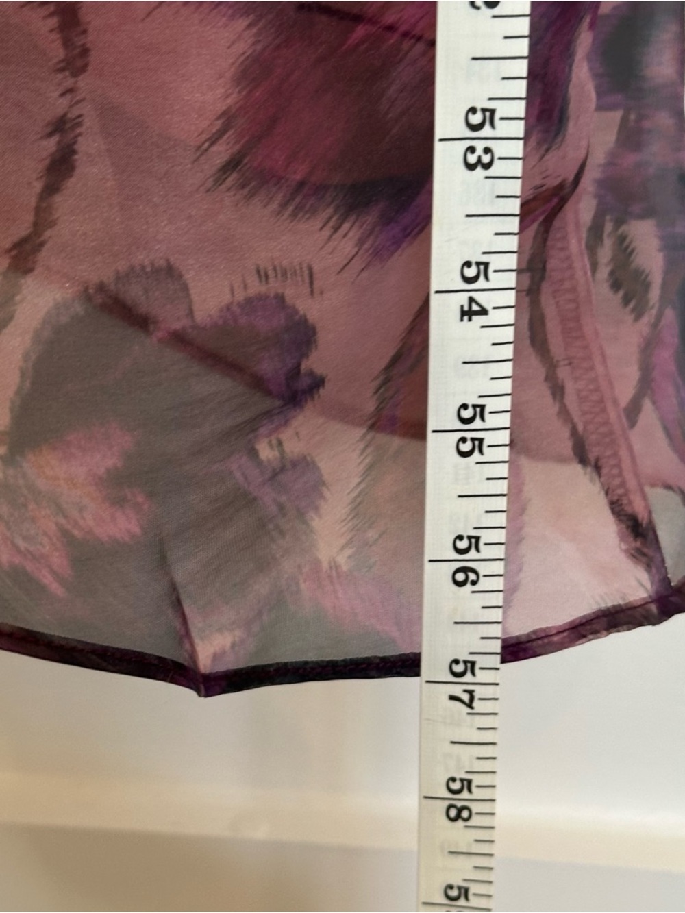 NWT Lulu's Pia Mauve Purple Floral Asymmetrical Midi Dress - Picture 12 of 16